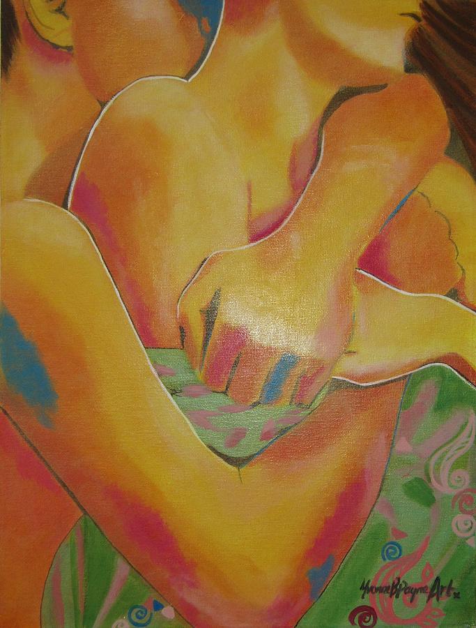 Embrace Painting by Yvonne Payne
