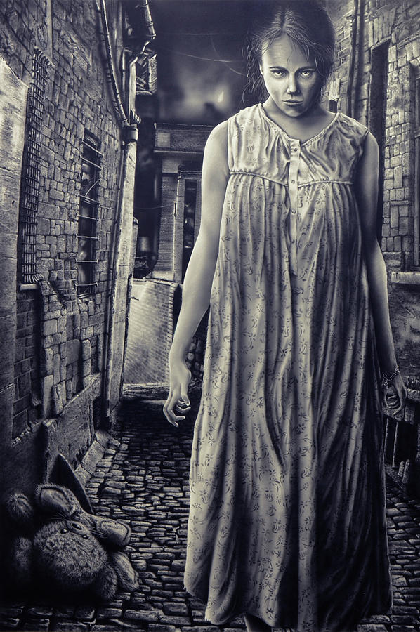 Fantasy Painting - Mss Creepy by Robert Haasdijk Fantasy Painting - Mss Creepy by Robert Haasdijk