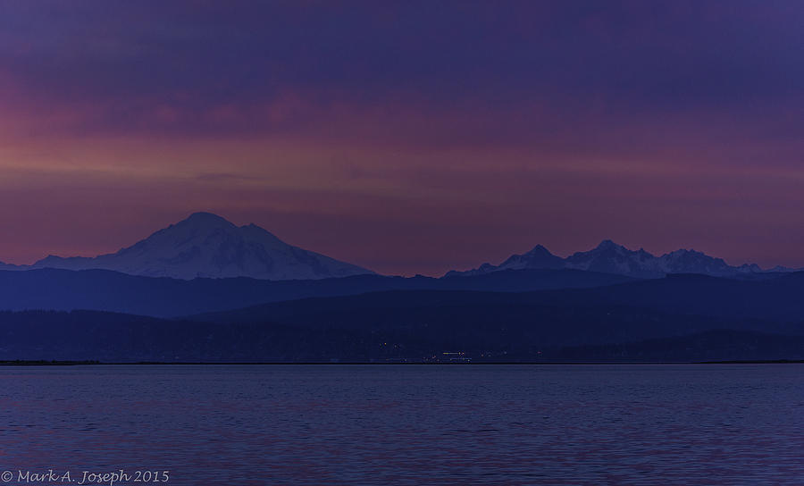 Mt. Baker and the Twin Sisters Photograph by Mark Joseph