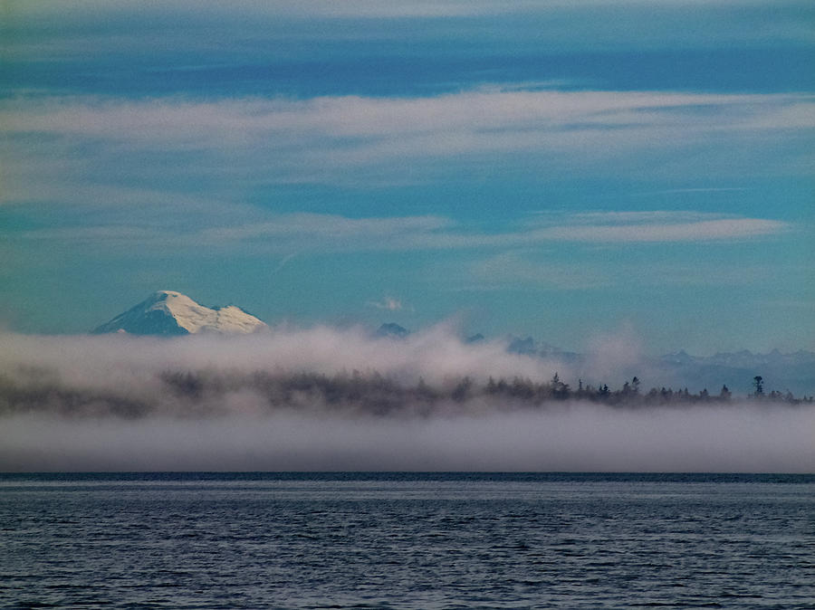 Mt. Baker Fog Photograph by Tim Dussault