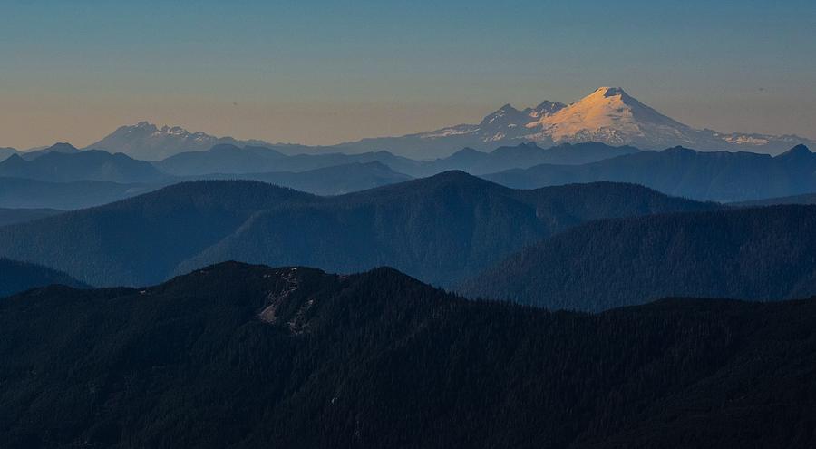 Mt. Baker from Mt. Pilchuck Photograph by Brian OKelly