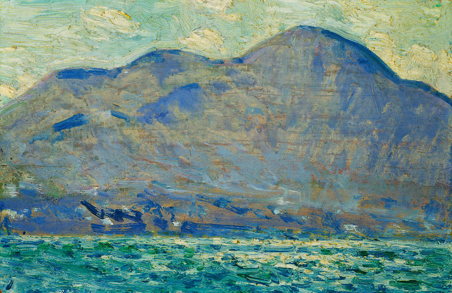 Mt. Beacon at Newburgh Painting by Childe Hassam