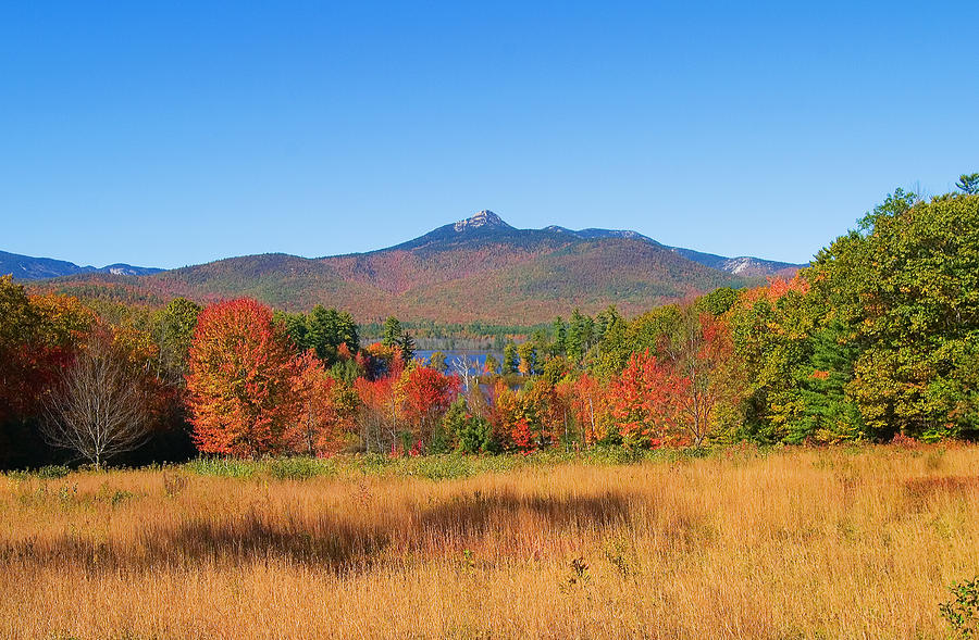 Seasons Photograph - Mt. Chocorua Autumn 2 Horizontal by Larry Landolfi