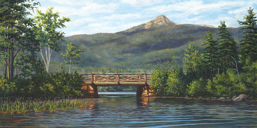 Summer Painting - Mt. Chocorua, Albany, NH by Elaine Farmer