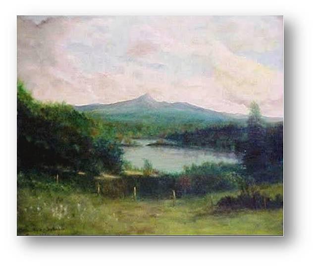 Mountains Painting - Mt. Chocorua by Brian Higgins Mountains Painting - Mt. Chocorua by Brian Higgins