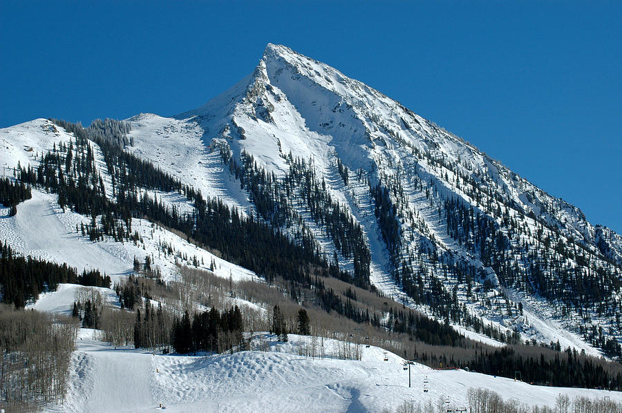 Mt Crested Butte Photograph by Teresa Blanton