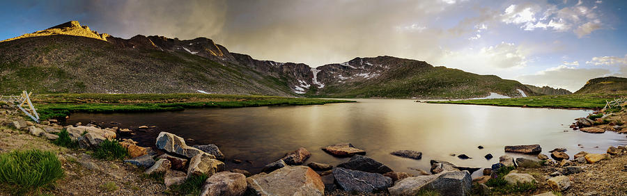 Mountain Photograph - Mt. Evans Summit Lake by Chris Bordeleau