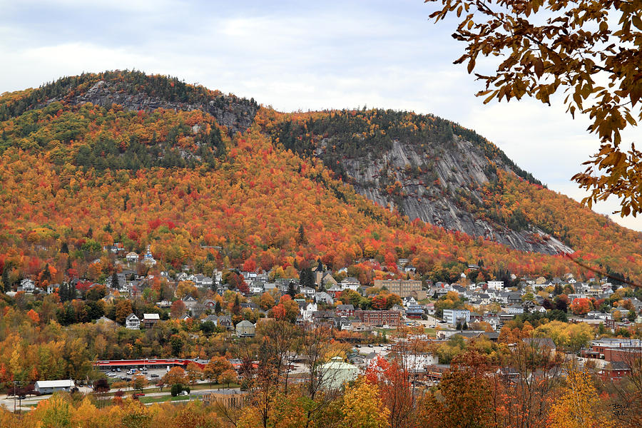 Mt Forest and Berlin with Autumn Colors Photograph by Brett Pelletier