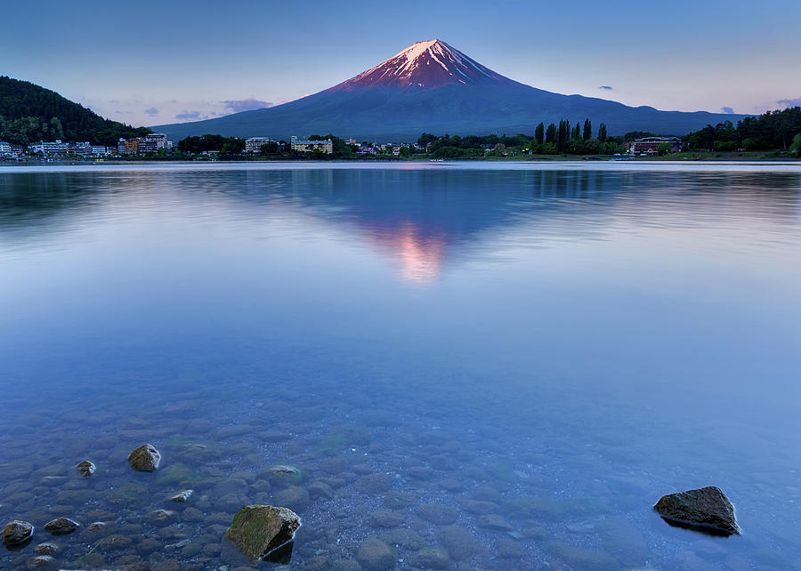 Mountain Photograph - Mt Fuji - First Light by Craig Szymanski