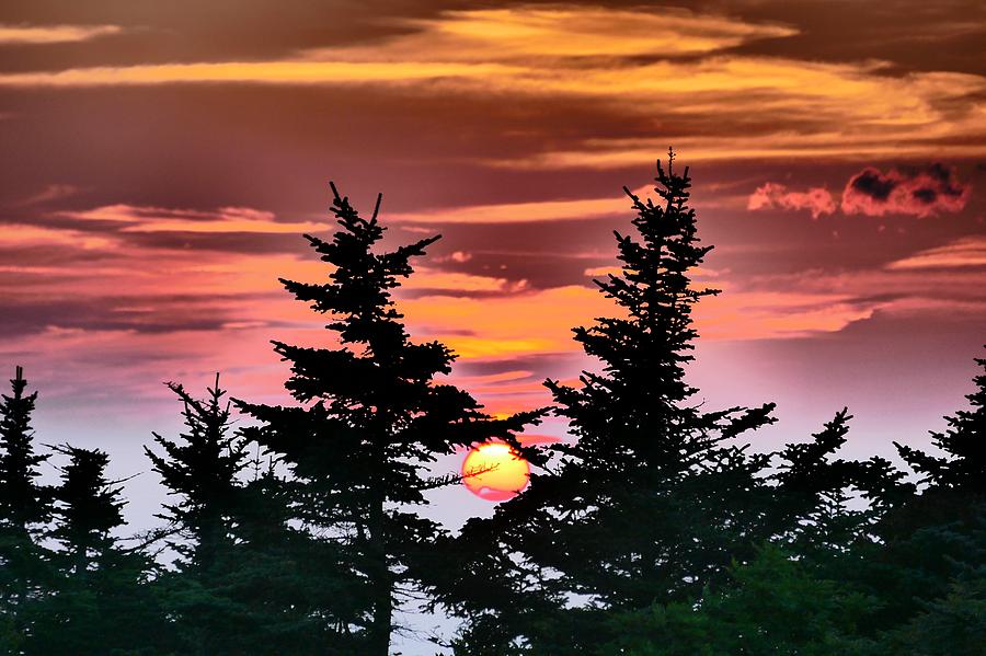 Sunset Photograph - Mt. Greylock - Artistic Sunset 7 by Debbie Storie