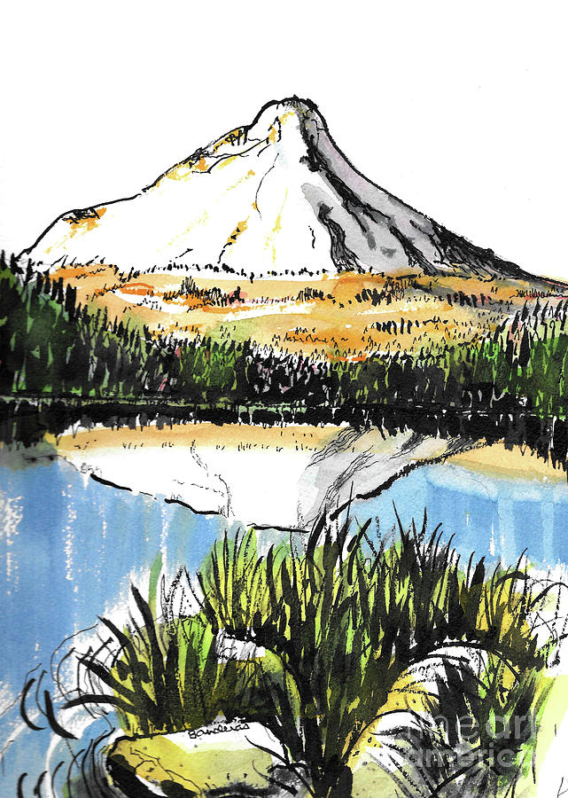 Mt. Hood Oregon Painting by Terry Banderas