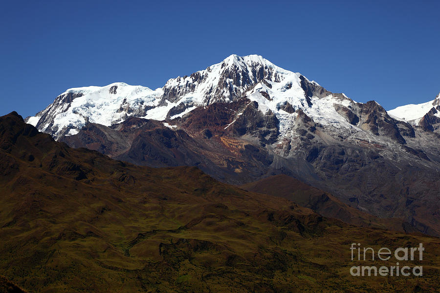 Mt Illampu Cordillera Real Photograph by James Brunker