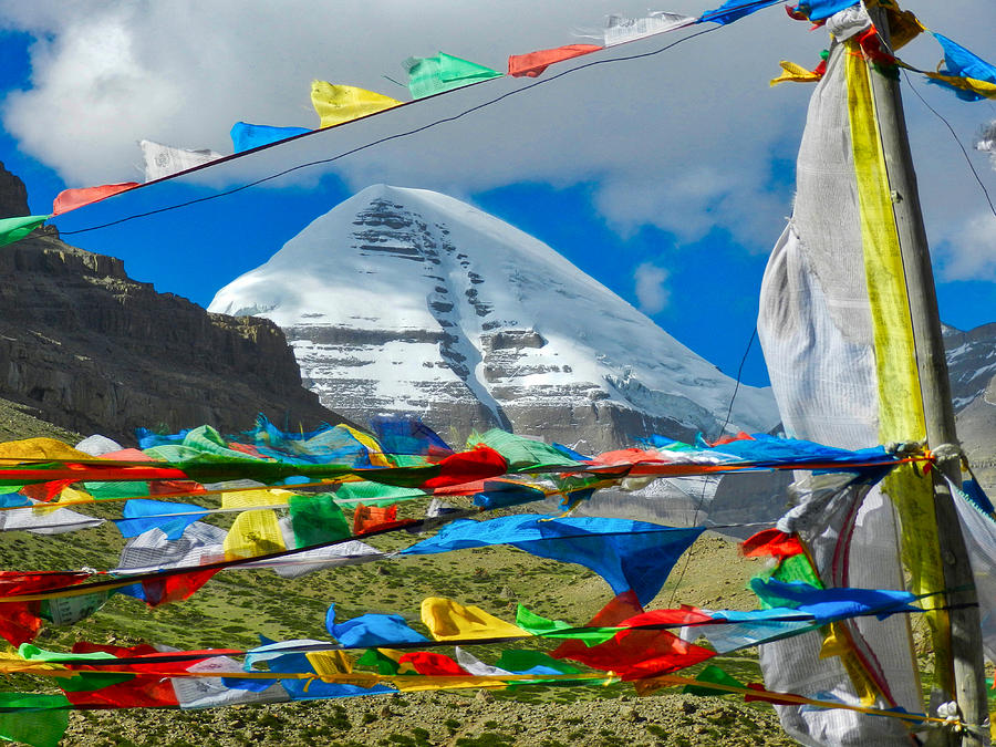 Tibet Photograph - Mt Kailash by Jane Selverstone