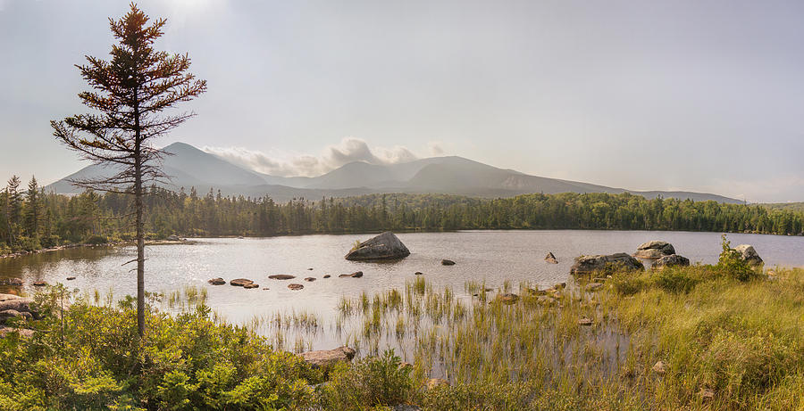 Mt Katahdin Pano Photograph by Peter J Sucy