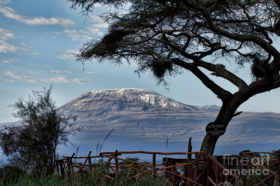 Mt. Kilimanjaro Sunrise Photograph by Stephen Schwiesow