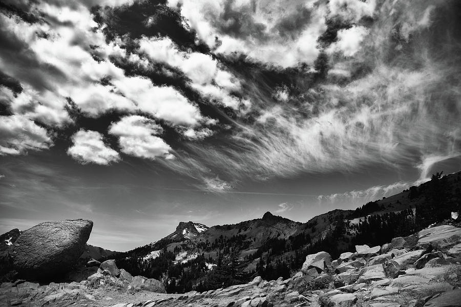 Mt. Lassen B W Photograph by Digiblocks Photography
