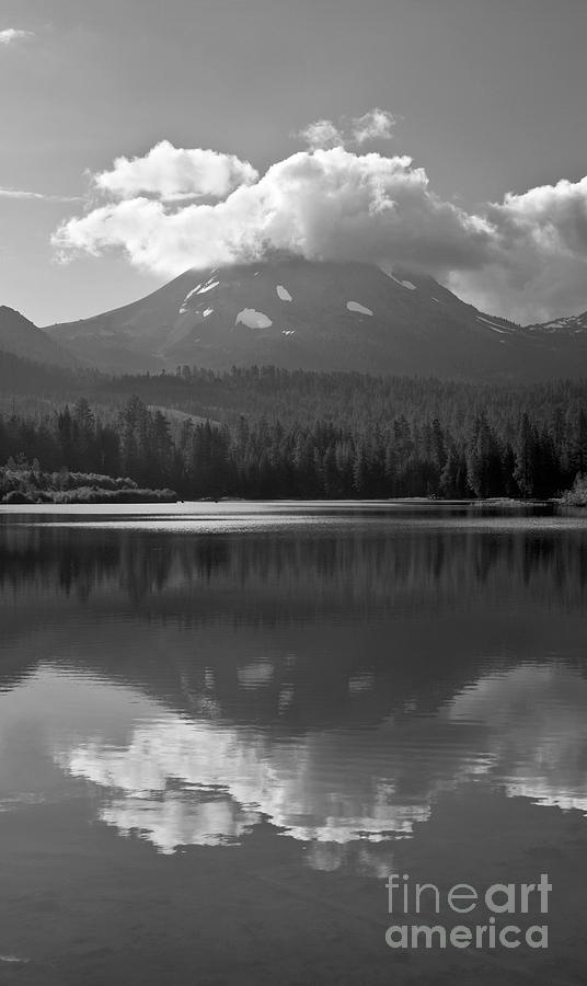 Mt. Lassen Reflection Photograph by Richard Verkuyl