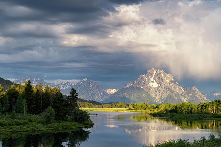 MT. Moran Sunrise in GTNP Photograph by Tibor Vari - Fine Art America