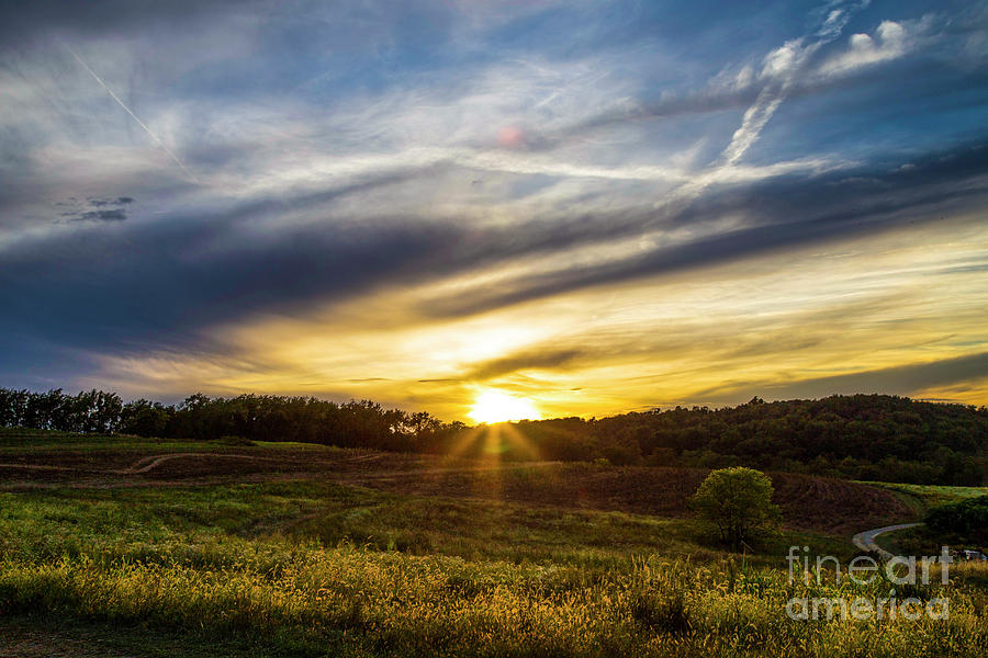 Mt. Pleasant Sunset Photograph by Steve Kwiatkowski - Fine Art America