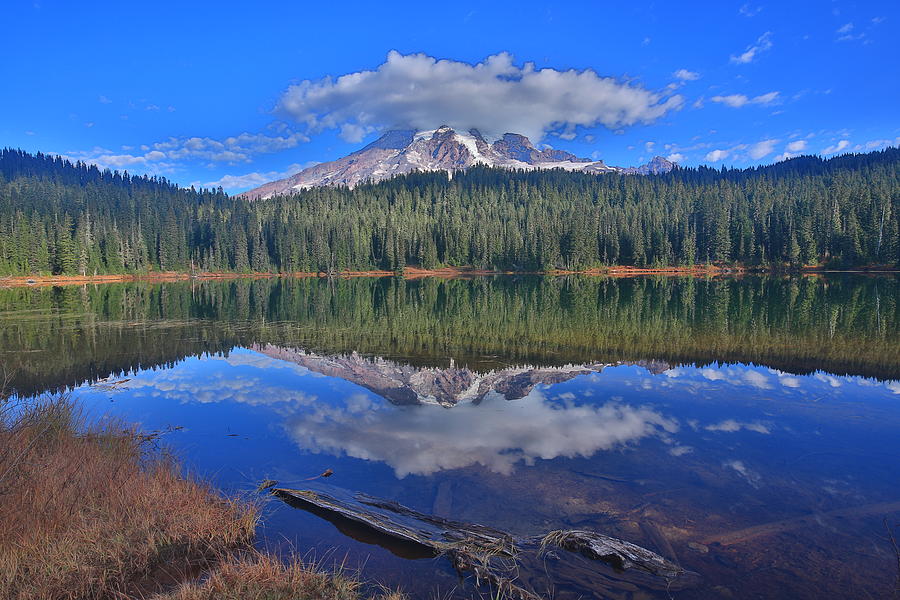 Mt. Rainier and Reflection Lake 2 Photograph by Jesus Maldonado | Fine ...