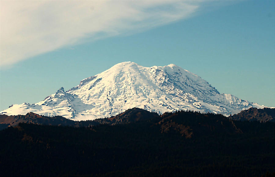 Mt Rainier Photograph by Cherie Duran
