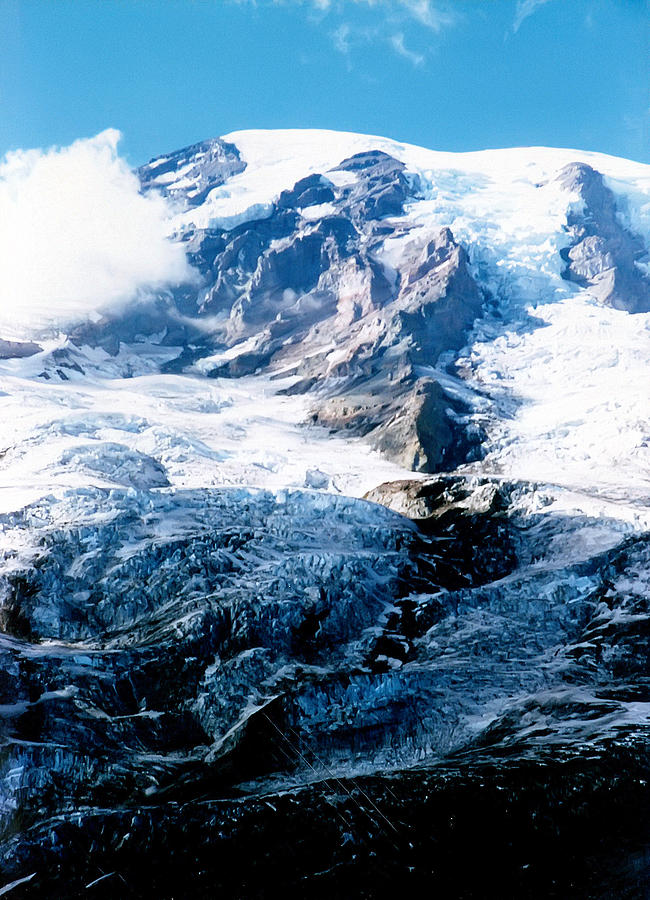 Mt. Rainier Climb Photograph Photograph by Kimberly Walker