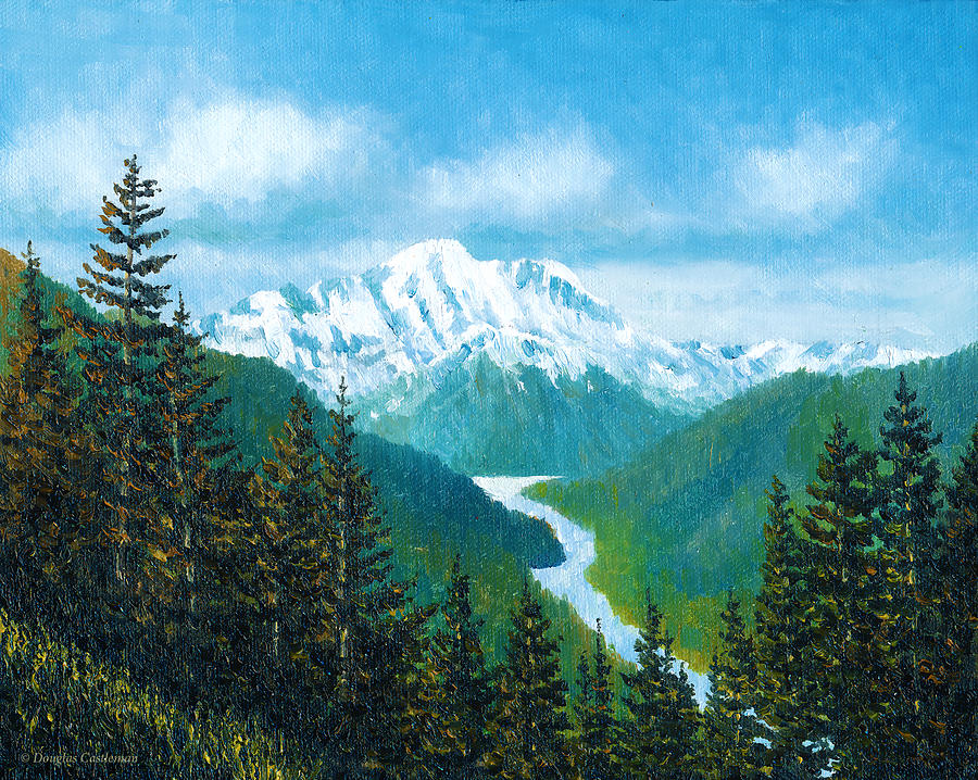 Mt. Rainier Painting by Douglas Castleman