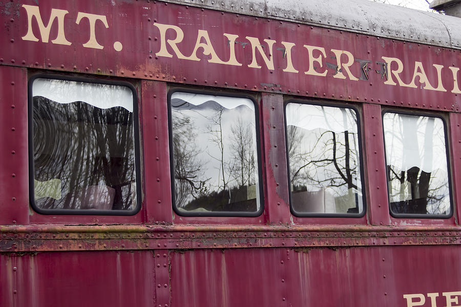 Mt. Rainier Railroad  Photograph by Cathy Anderson