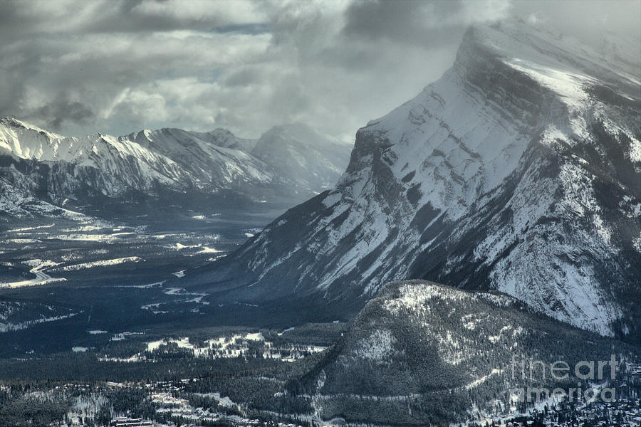Mt. Rundle And The Canadian Rockies Photograph by Adam Jewell