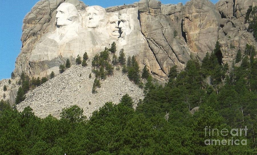 Mt Rushmore in Profile Photograph by Charles Robinson
