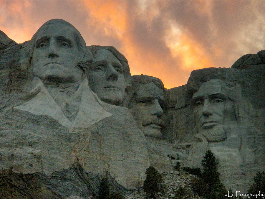 Mt. Rushmore Photograph by Wendy Carrington