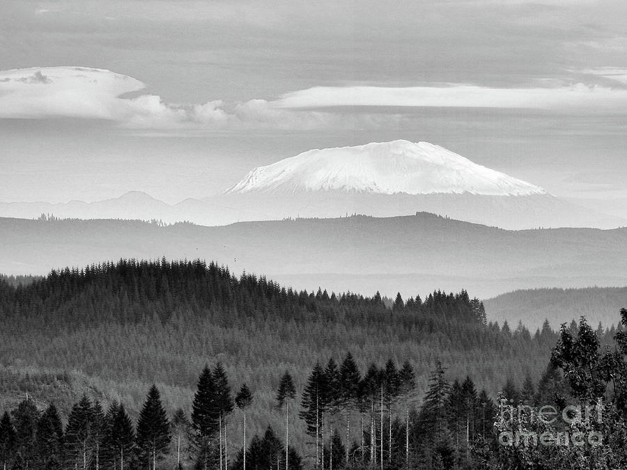 Mt Saint Helens - A Distant View Photograph by Scott Cameron