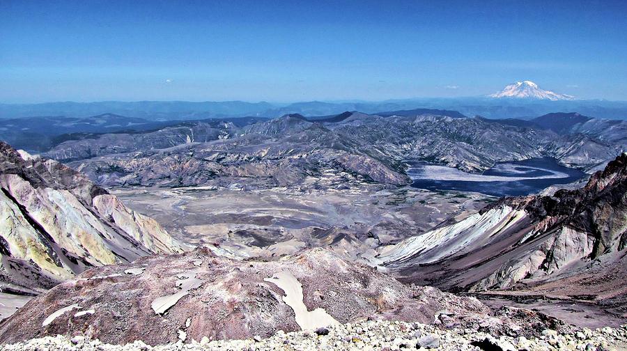 Mt Saint Helens Crater  Washinton  Photograph by Don Siebel