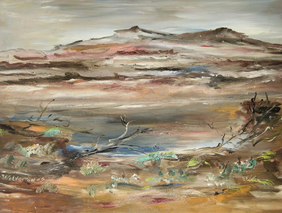 Landscape Painting - Mt. Saint Helens by Edward Wolverton