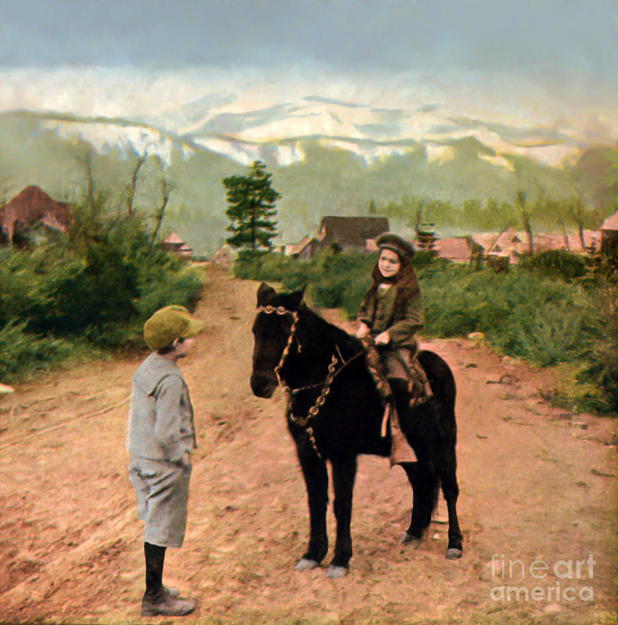 Mt Shasta 1890s Photograph by Sad Hill - Bizarre Los Angeles Archive