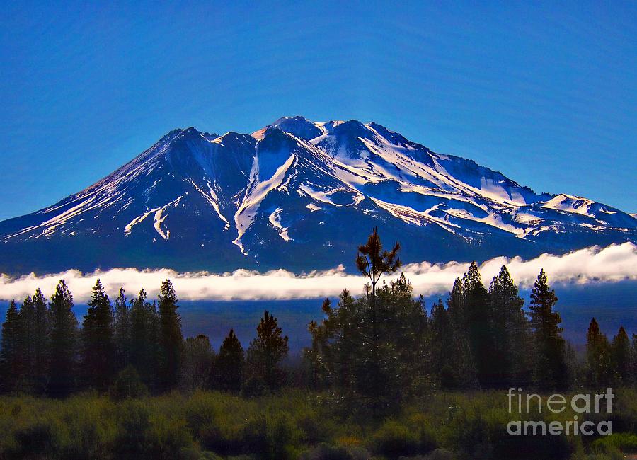 Mt. Shasta  Photograph by Sandra Peery