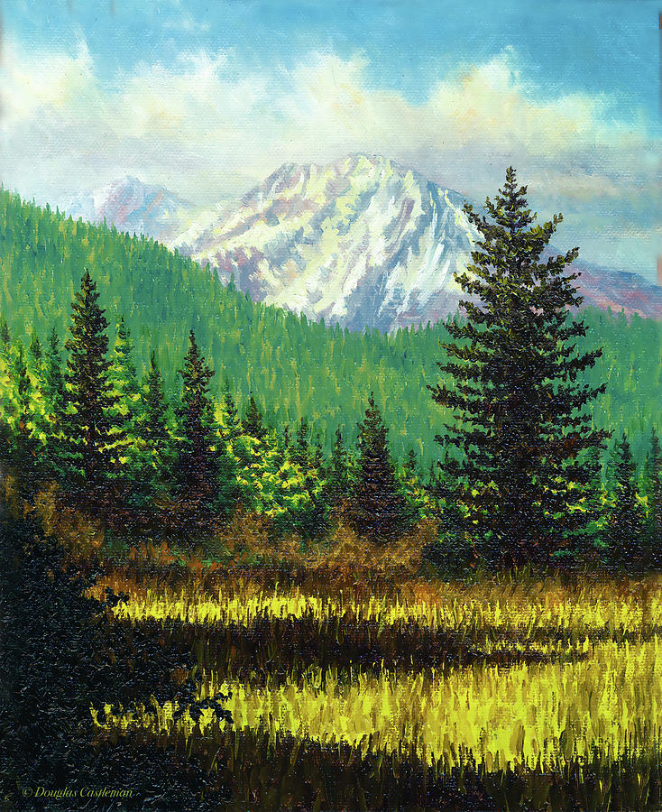 Mt. Shasta View Painting by Douglas Castleman