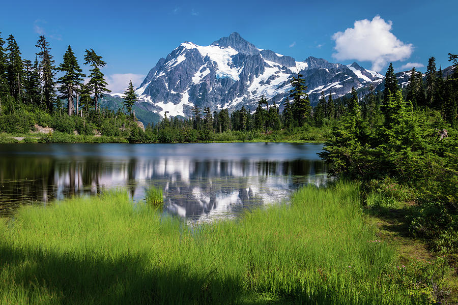 Mt. Shuksan - Picture Lake Photograph by Chris McKenna