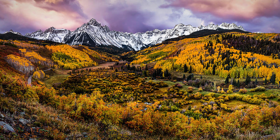 Fall Photograph - Mt. Sneffels Fall COlors by Ryan Smith