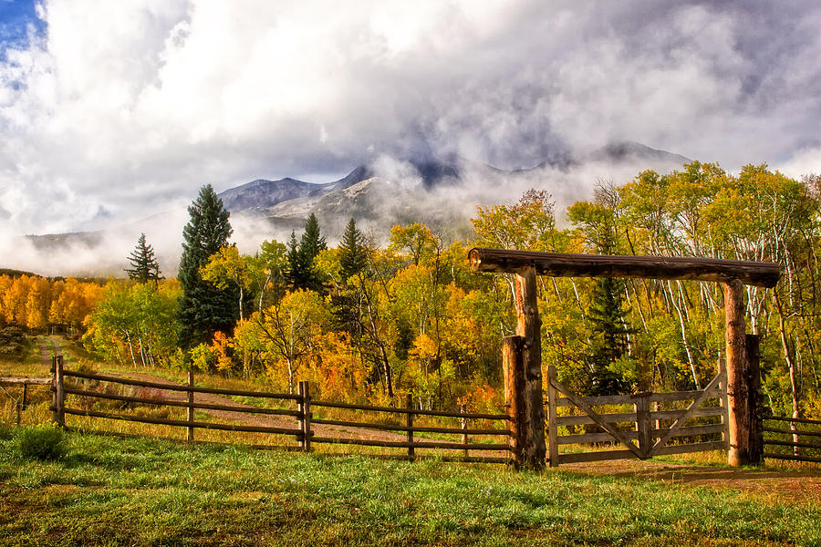 Mt Sopris Under the Clouds Photograph by Ronda Kimbrow