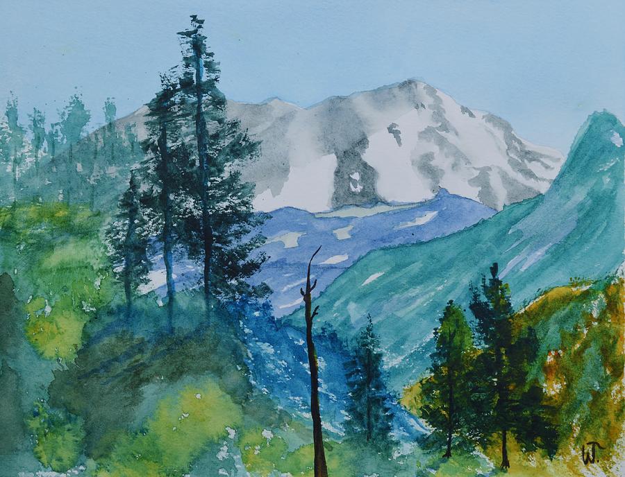 Mt. St. Helens Landscape Painting by Warren Thompson