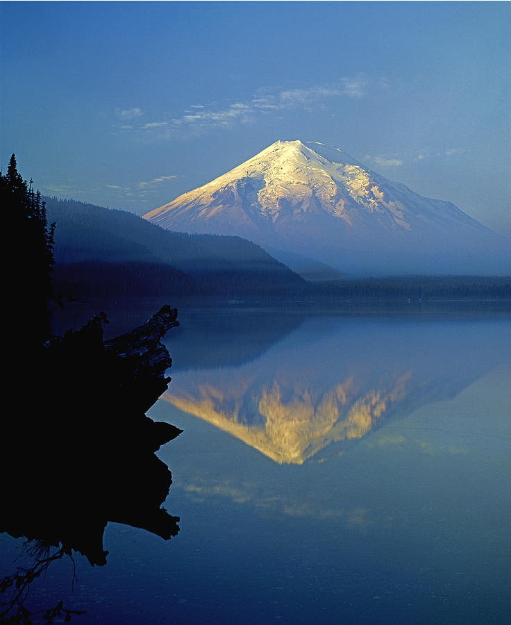 1M4907-V-Mt. St. Helens Reflect V  Photograph by Ed  Cooper Photography