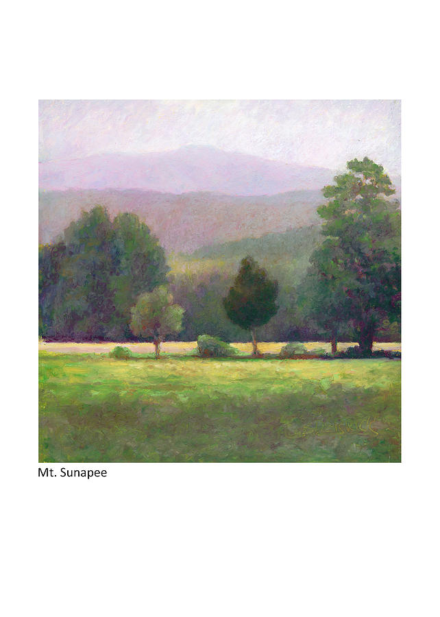 Mt. Sunapee Pastel by Betsy Derrick