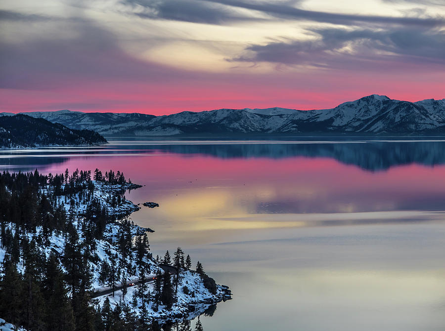 Mt. Tallac Sunset Photograph by Martin Gollery