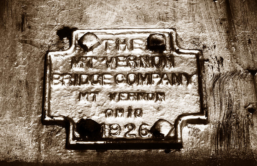 Mt. Vernon Bridge Company 1926 Photograph by David Lee Thompson Pixels