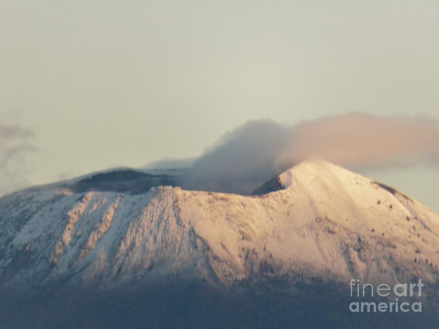 Mt. Vesuvius in Winter Photograph by Laurie Morgan