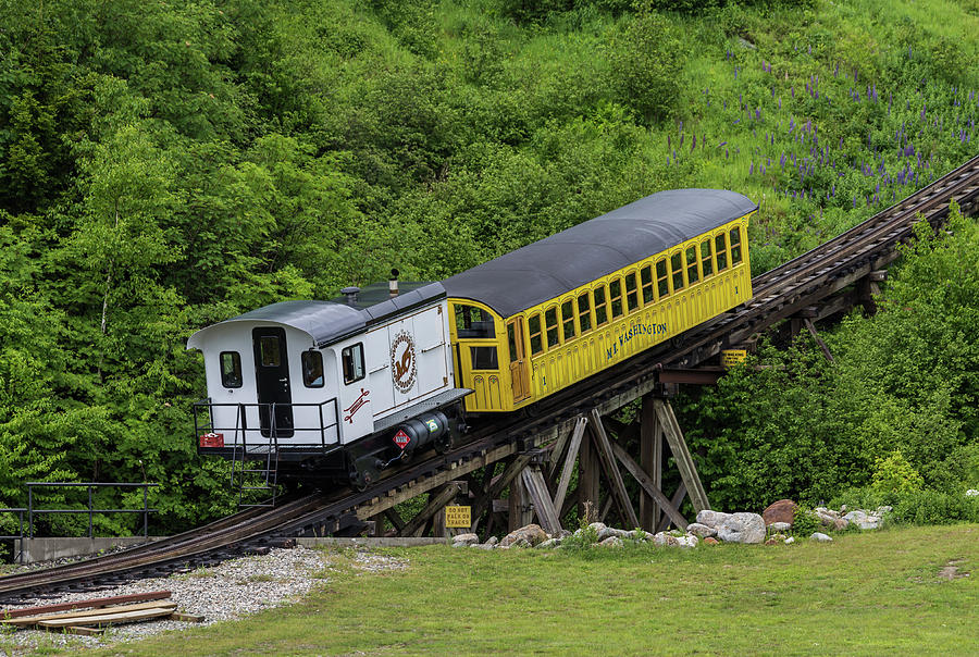 Mt Washington Cog Railway Metallak Photograph by Brian MacLean