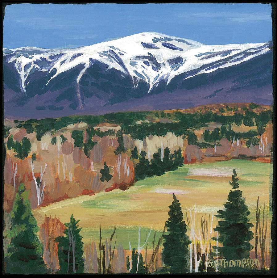 Spring Painting - Mt. Washington by Gisele D Thompson