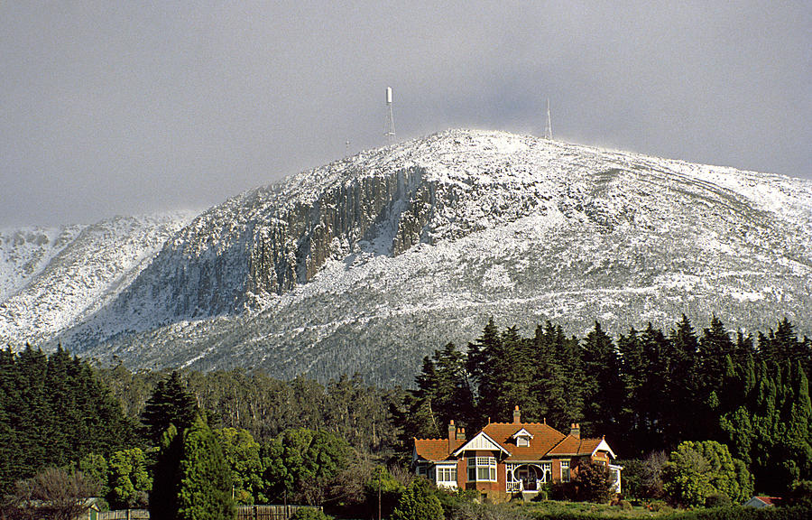 Mountain Photograph - Mt Wellington Snow Beauty by Anthony Davey