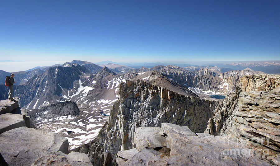 Mt Whitney Pinnacles from Top - John Muir Trail Photograph by Bruce ...